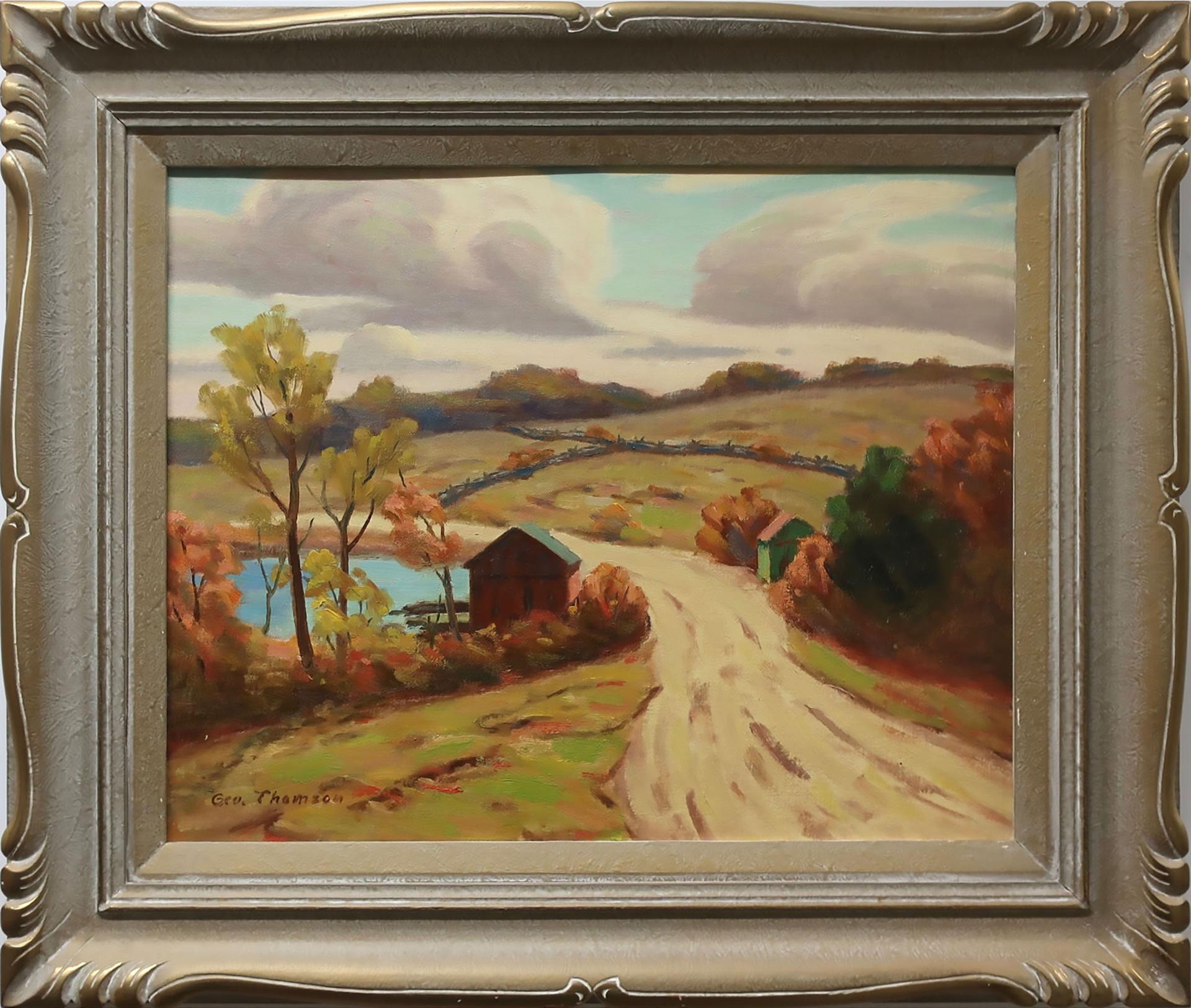 George Albert Thomson (1868-1965) - Rail Fences (West Shore Owen Sound Bay)
