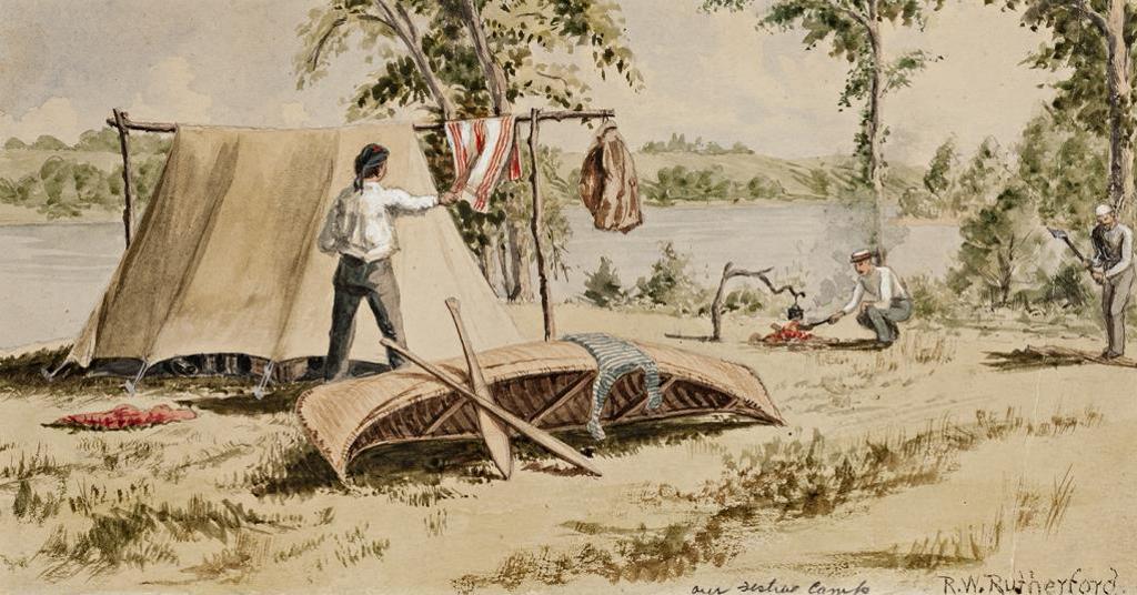 Colonel Robert William Rutherford (1857-1933) - Our Festive Camp
