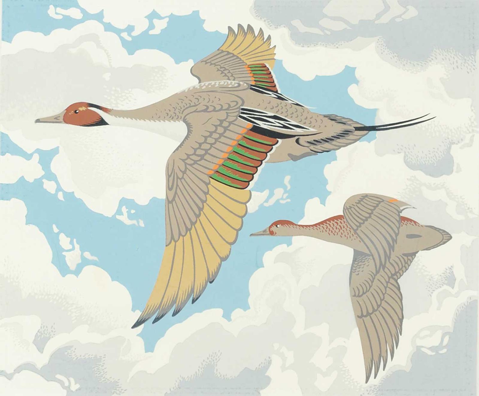 Alfred Joseph (A.J.) Casson (1898-1992) - Untitled - Flying Geese
