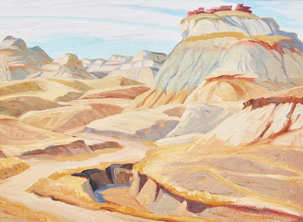 Doris Jean McCarthy (1910-2010) - Red Top in the Badlands