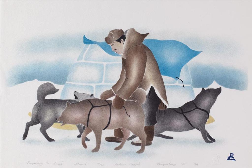 Andrew Qappik Karpik (1964) - Preparing To Leave