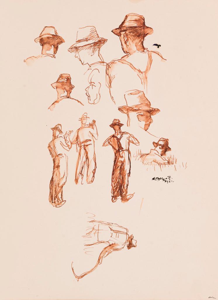 Edwin Headley Holgate (1892-1977) - Male Study