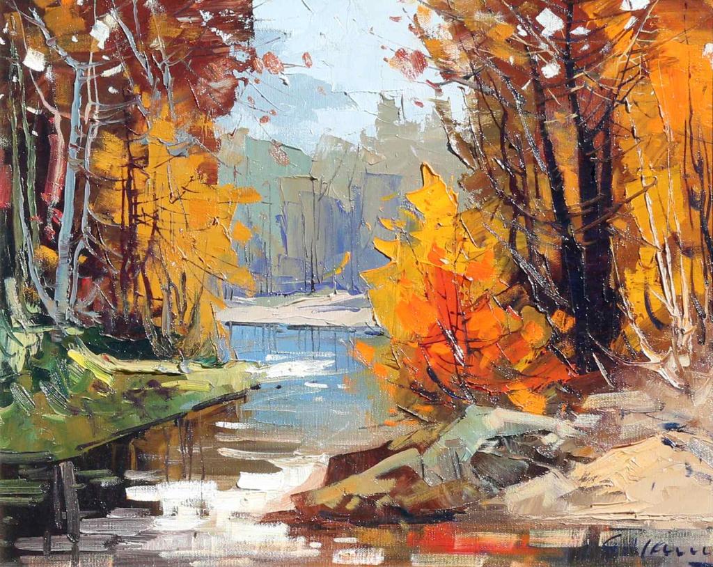 Geza (Gordon) Marich (1913-1985) - Stream In Autumn