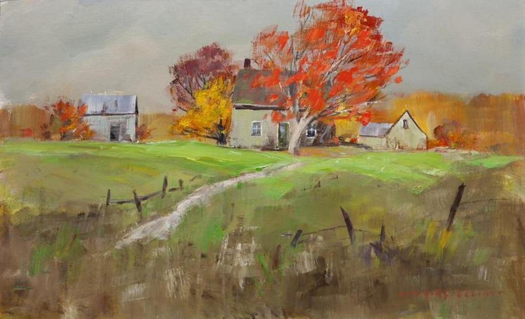 Douglas Ferfguson Elliott (1916-2012) - Farm Group Near Barrys Bay