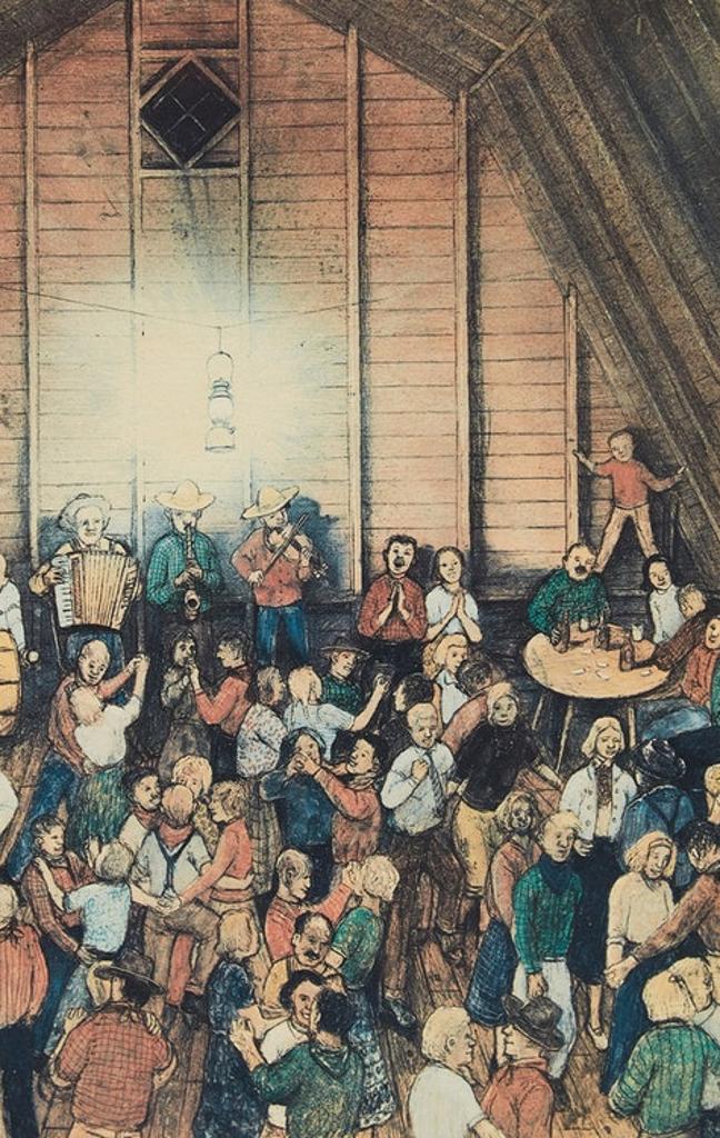 William Kurelek (1927-1977) - The Barn Dance