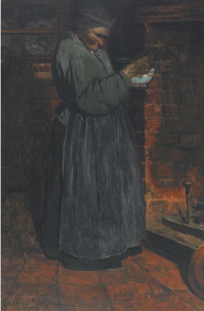 Clarence Alphonse Gagnon (1881-1942) - The Shy Model