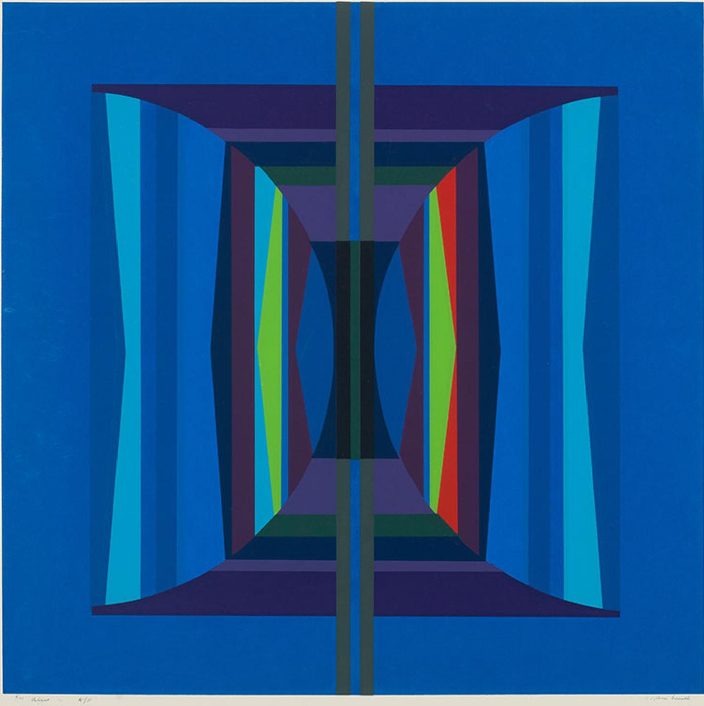Gordon Applebee Smith (1919-2020) - Blue Abstract