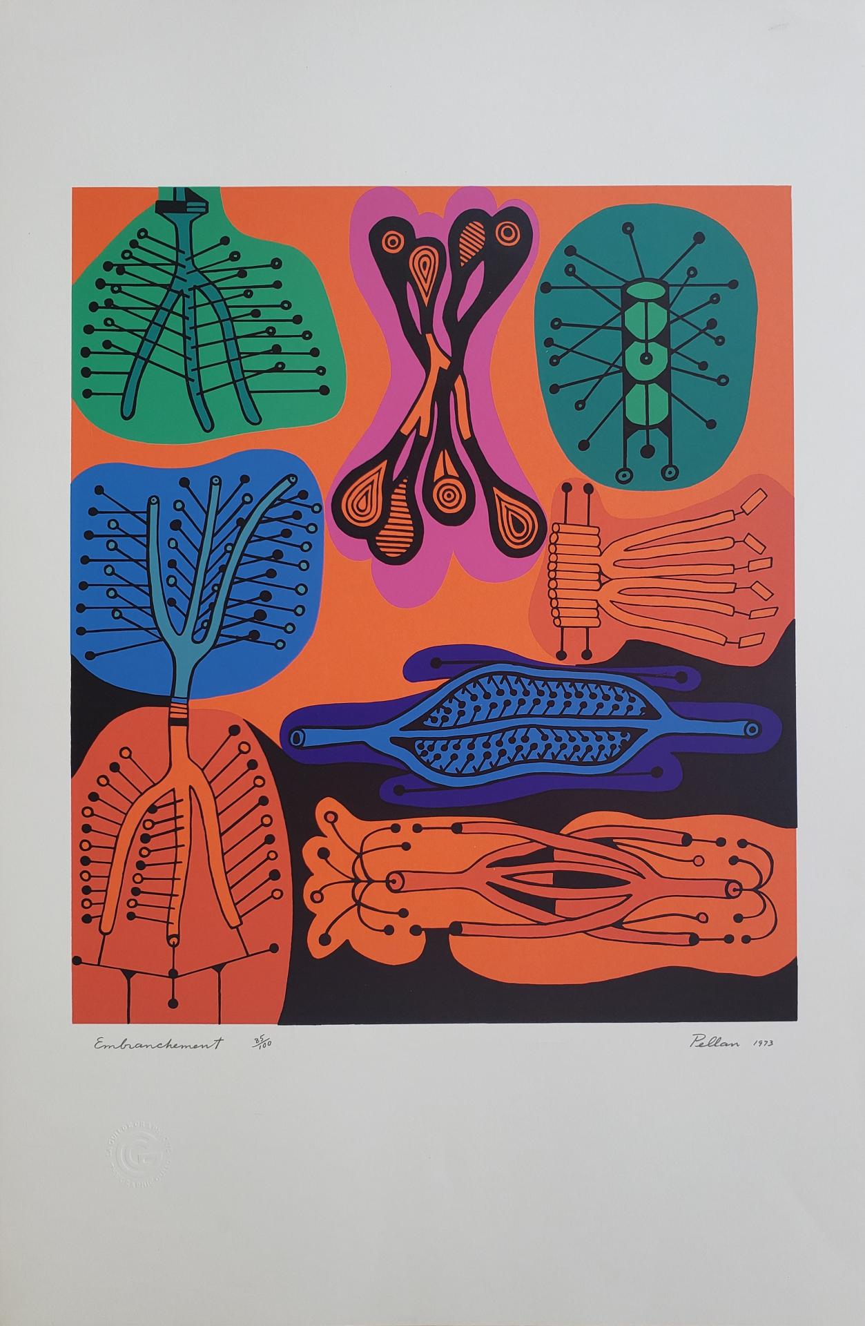 Alfred Pellan (1906-1988) - Embranchement, 1973