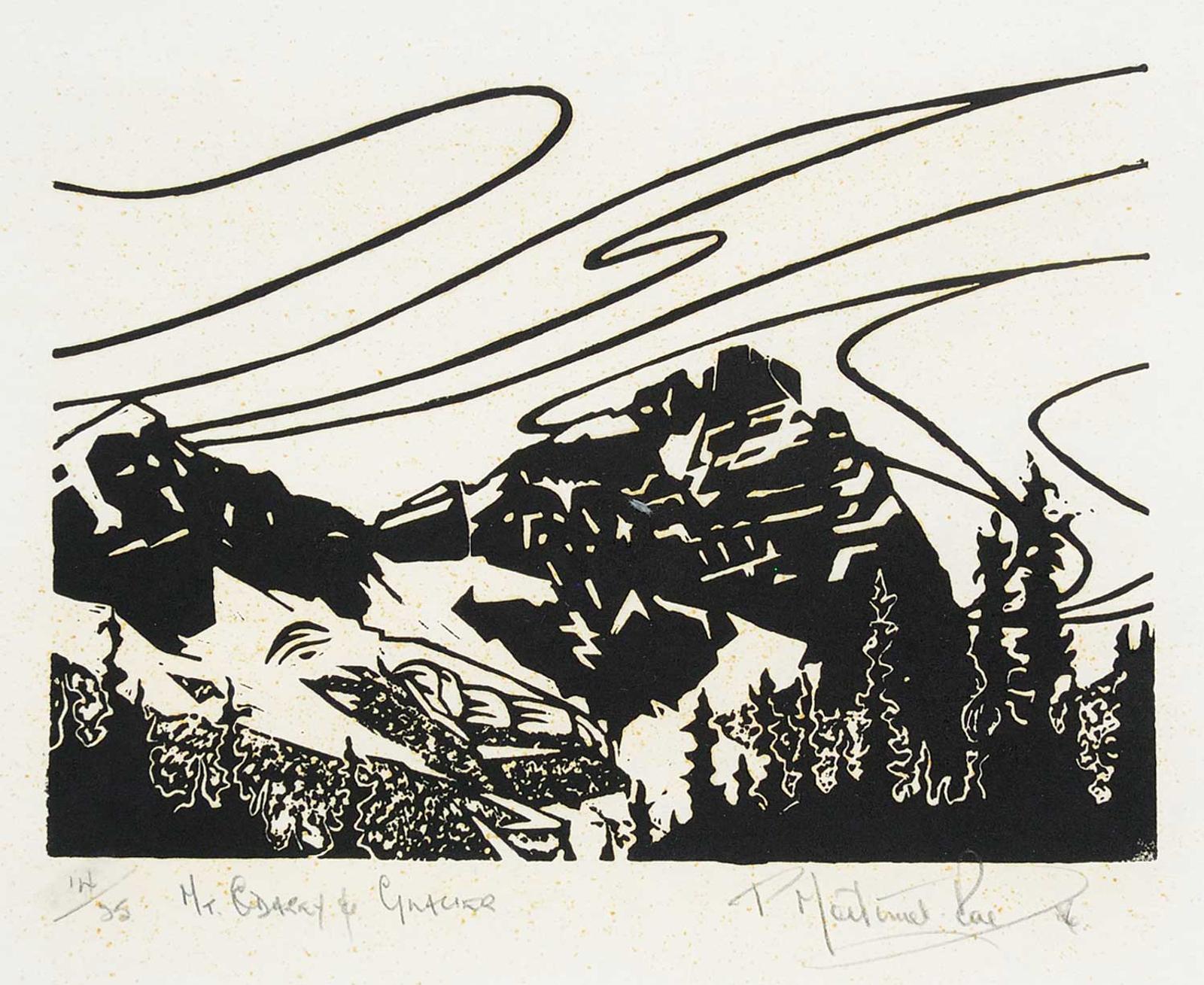 Peter Mortimer-Rae (1931) - Mt. Odarey and Glacier  #14/25