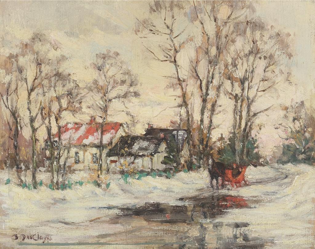 Berthe Des Clayes (1877-1968) - March Afternoon