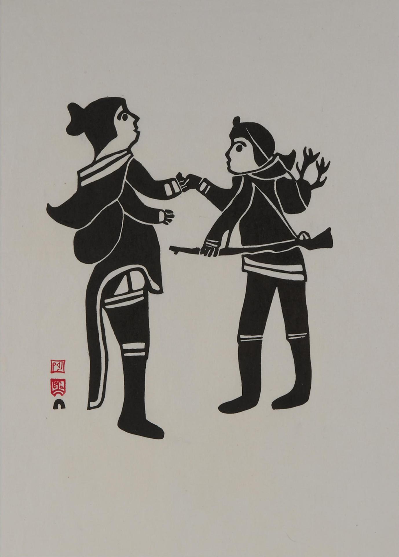 Kiakshuk (1886-1966) - Young Hunters Return