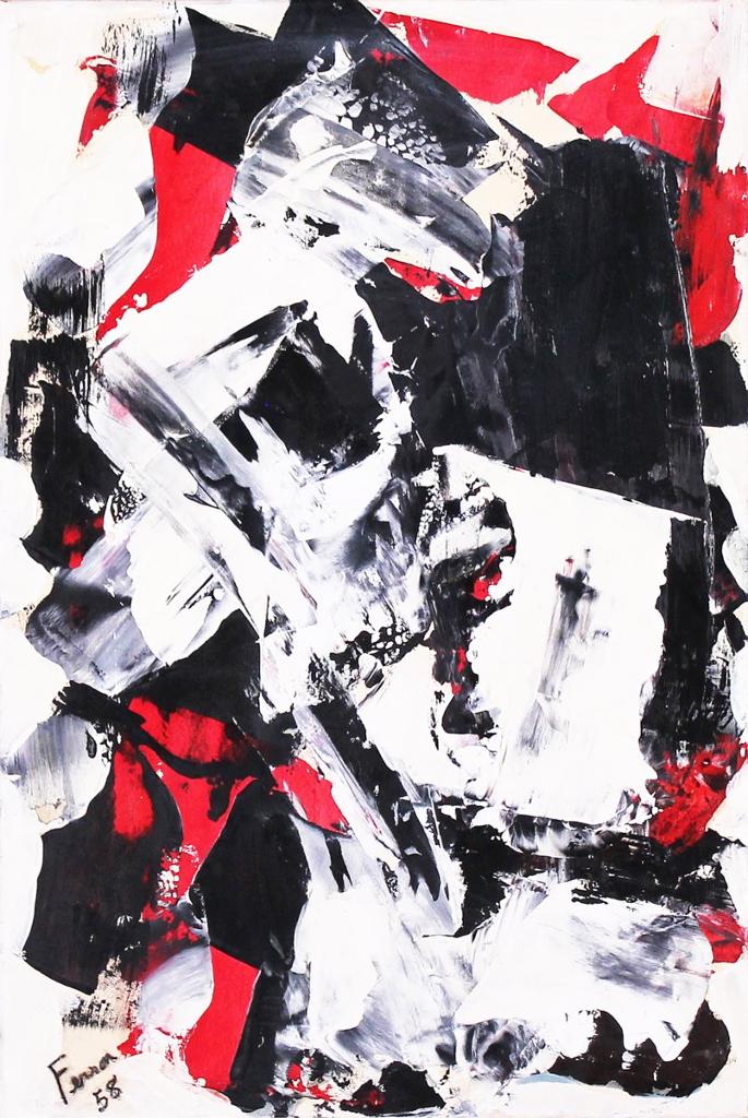 Marcelle Ferron (1924-2001) - Abstract Composition; 1958