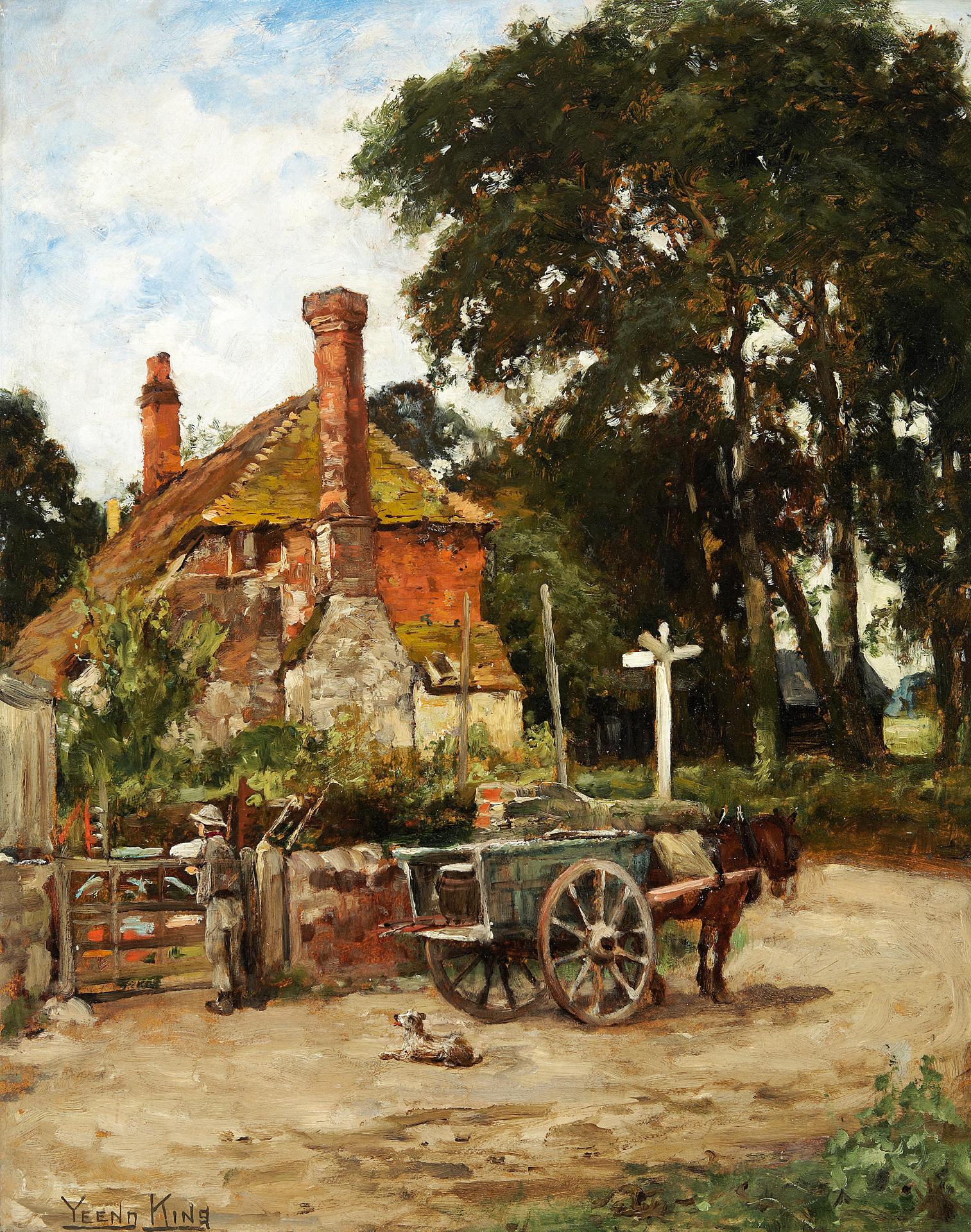 Henry John Yeend King (1855-1924) - Horse and Carriage