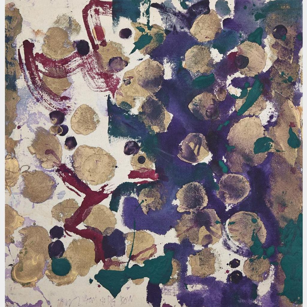 Thomas (Tom) Sherlock Hodgson (1924-2006) - Untitled - Purple & Gold