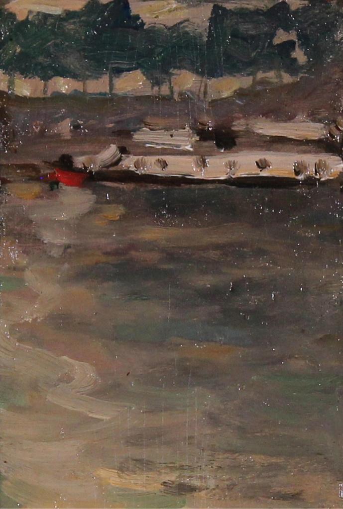 James Wilson Morrice (1865-1924) - Boat At Charenton; Ca 1892-94