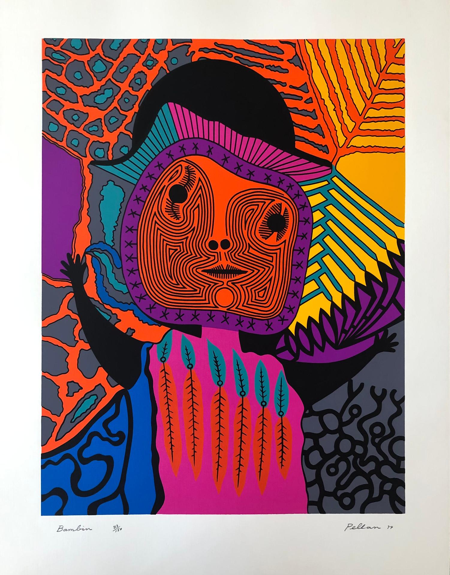 Alfred Pellan (1906-1988) - Bambin, 1974