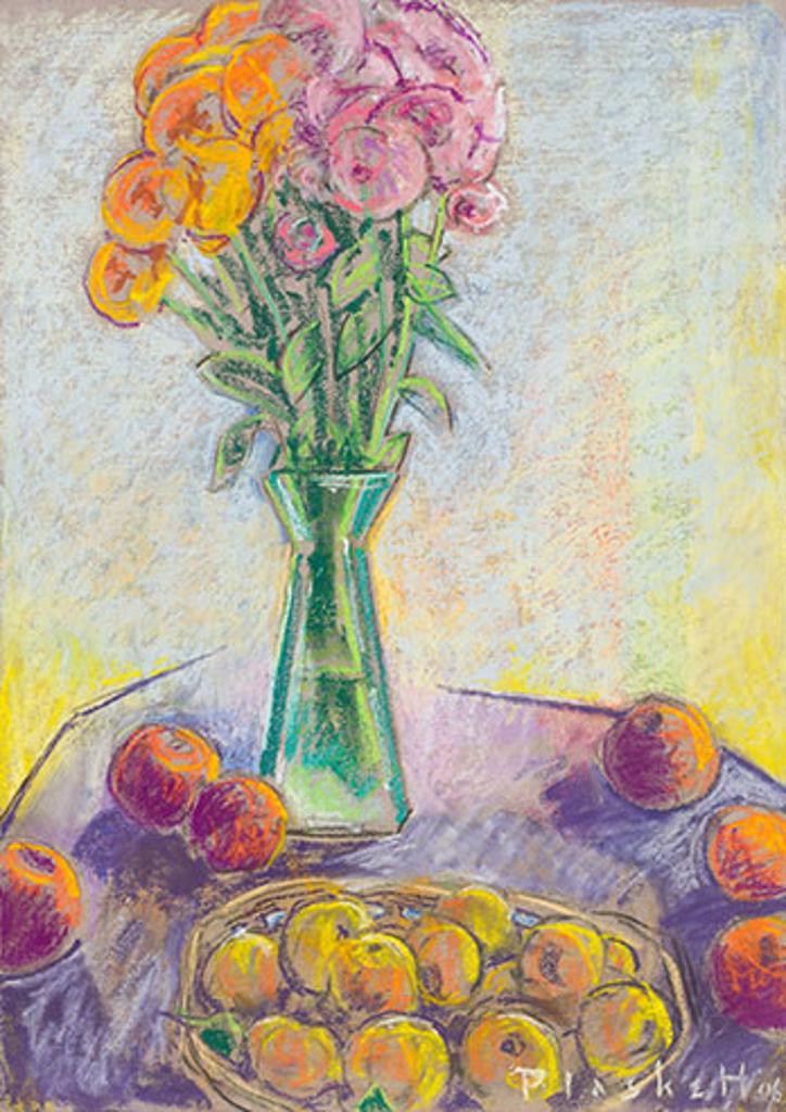 Joseph (Joe) Francis Plaskett (1918-2014) - Flowers and Apples #2