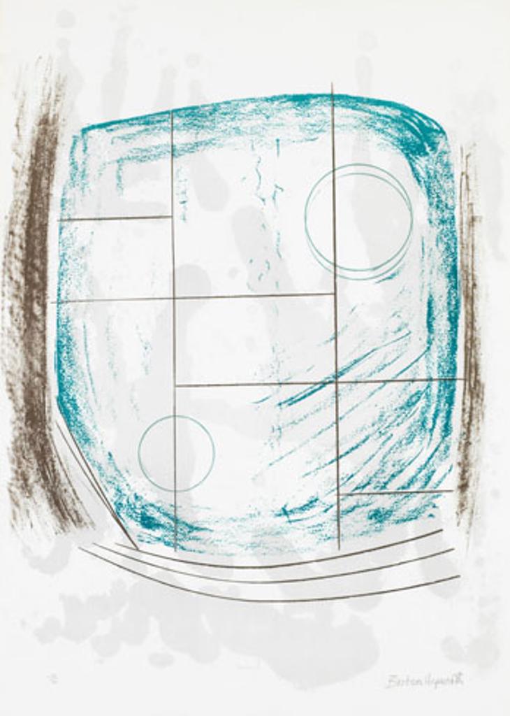 Barbara Hepworth (1903-1975) - Cool Moon (from The Aegean Suite)