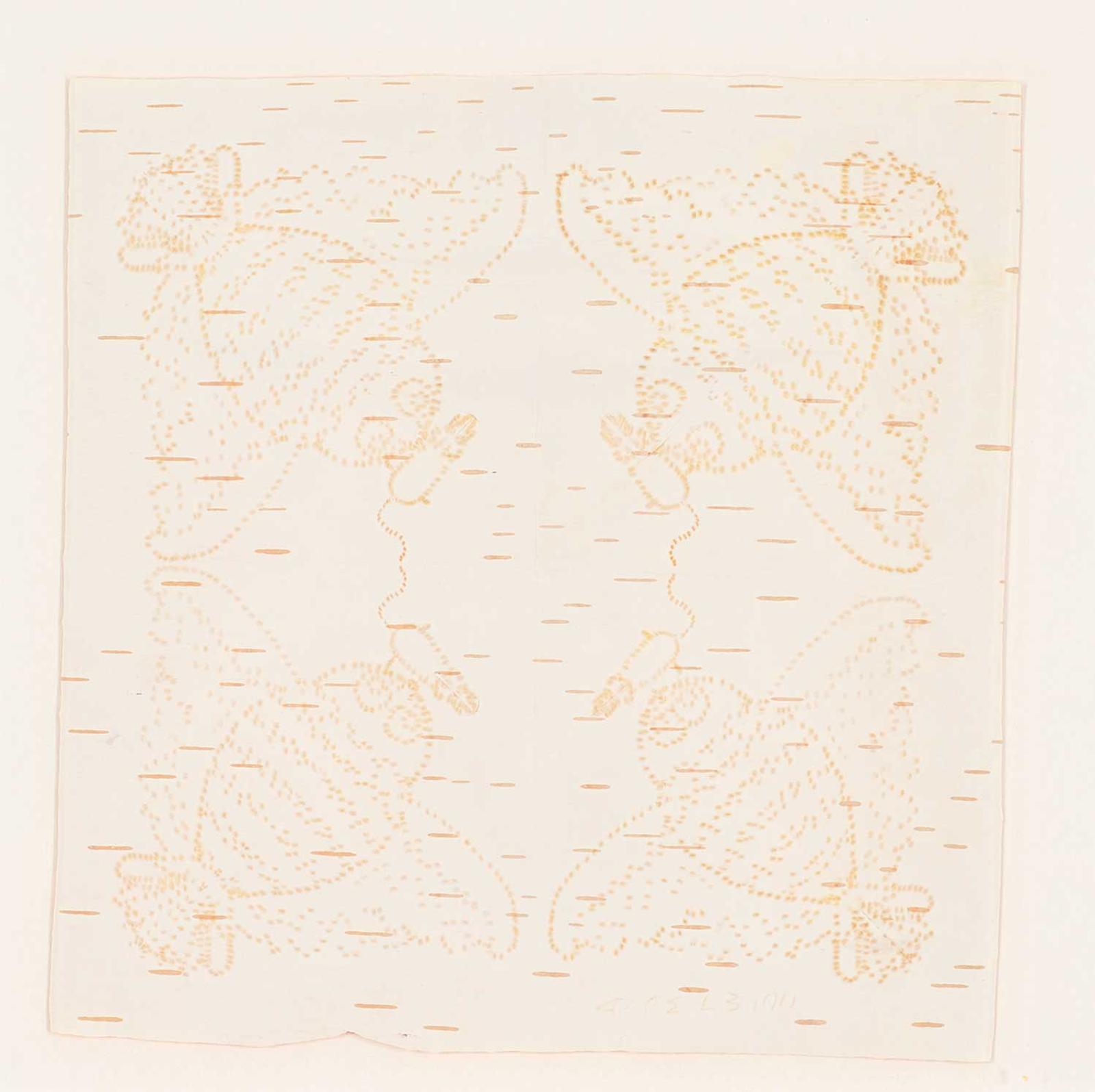 Angelique Merasty (1924-1996) - Untitled - Four Owls