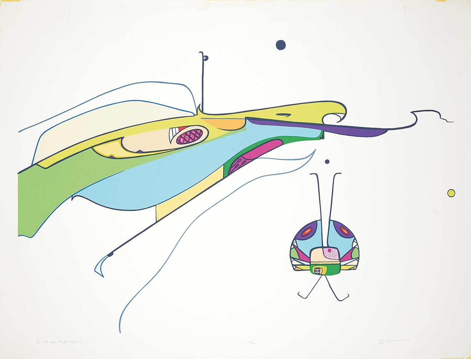 Alex Simeon Janvier (1935-2024) - Eagle Insect #20/49