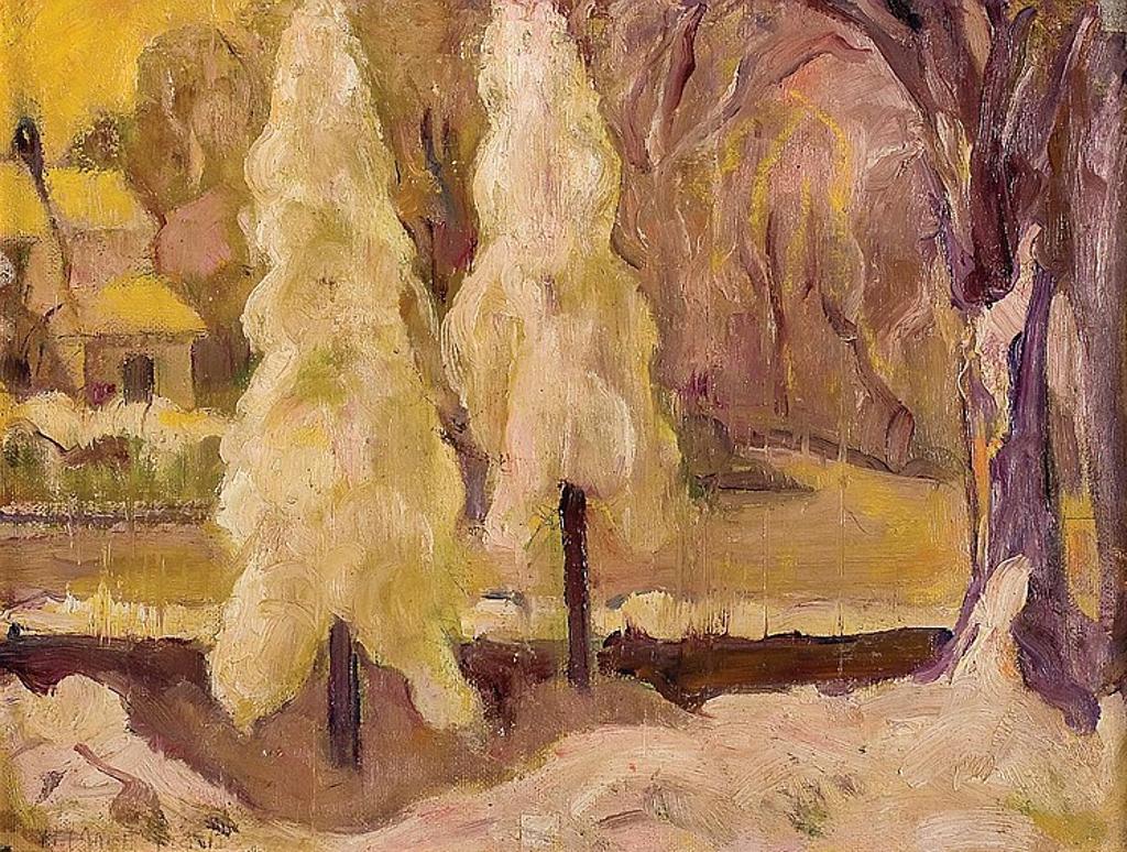 Henrietta Mabel May (1877-1971) - LATE AFTERNOON GLOW-VANCOUVER