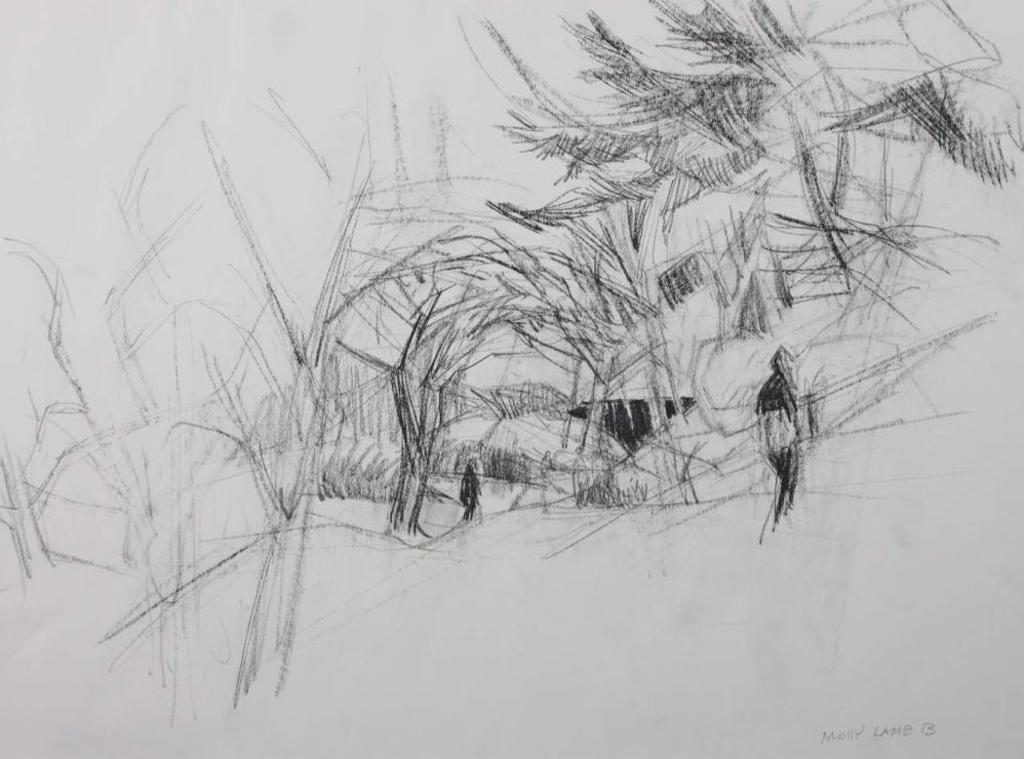 Molly Joan Lamb Bobak (1922-2014) - The Old Orchard