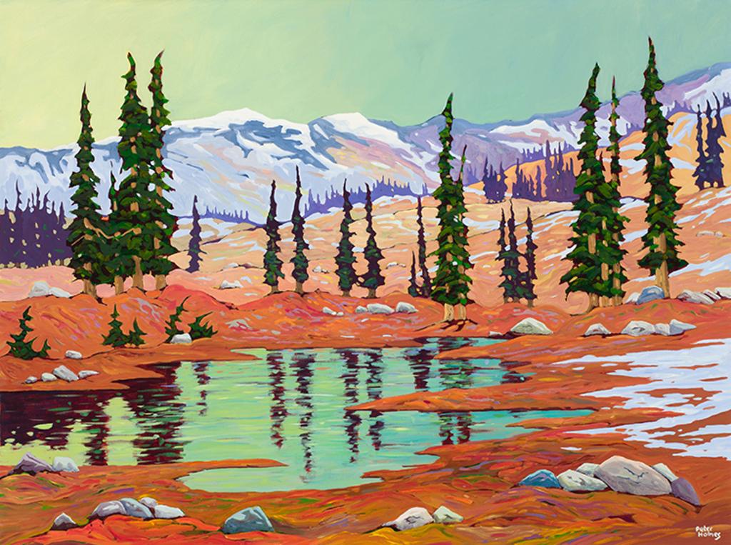 Peter Holmes (1943-2021) - Early Morning, Lower Harmony Lake, Whistler, BC, Canada