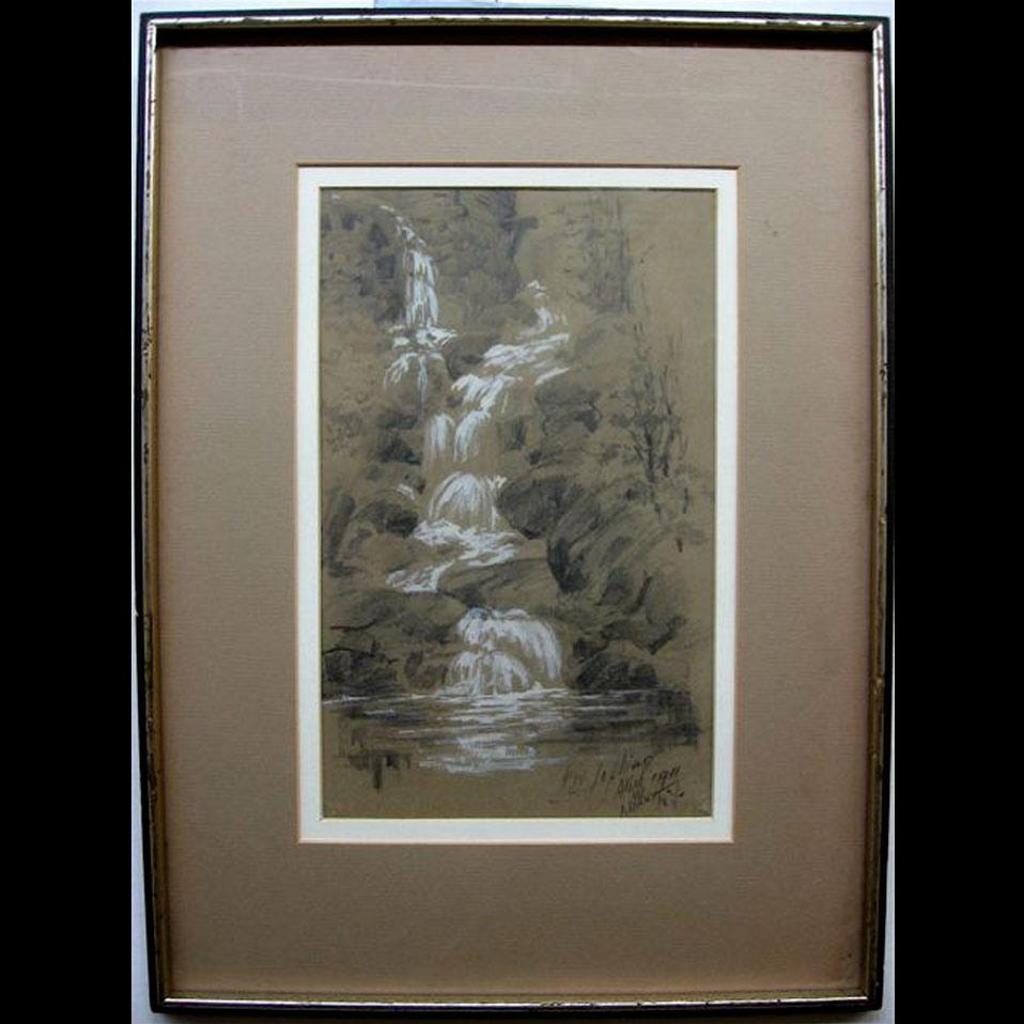 Frederick Waistell Jopling (1860-1945) - Waterfall Study; Profile Of Military Officer
