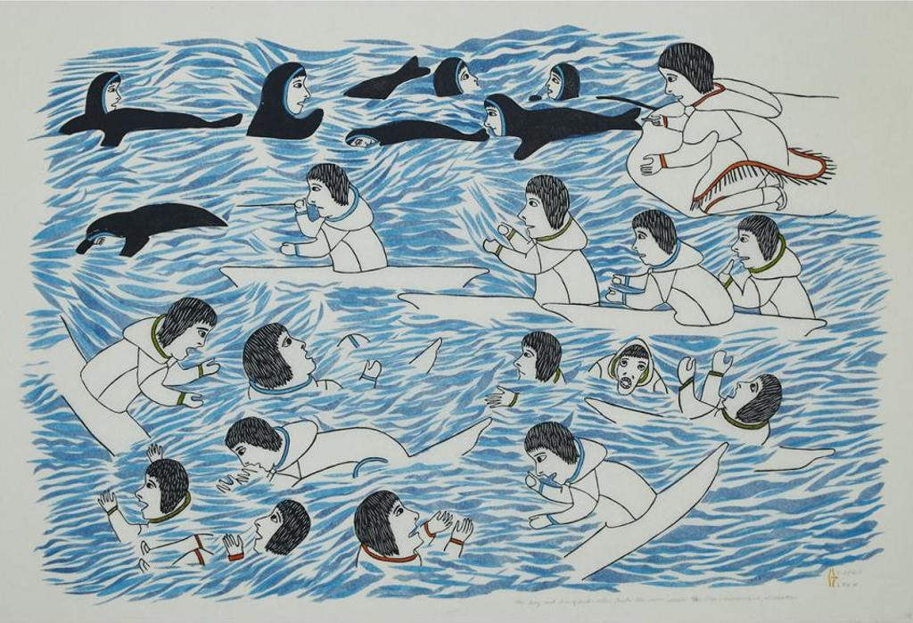 Victoria Mamnguqsualuk (1930-2016) - The Boy And His Grandmother Tricks The Mean People