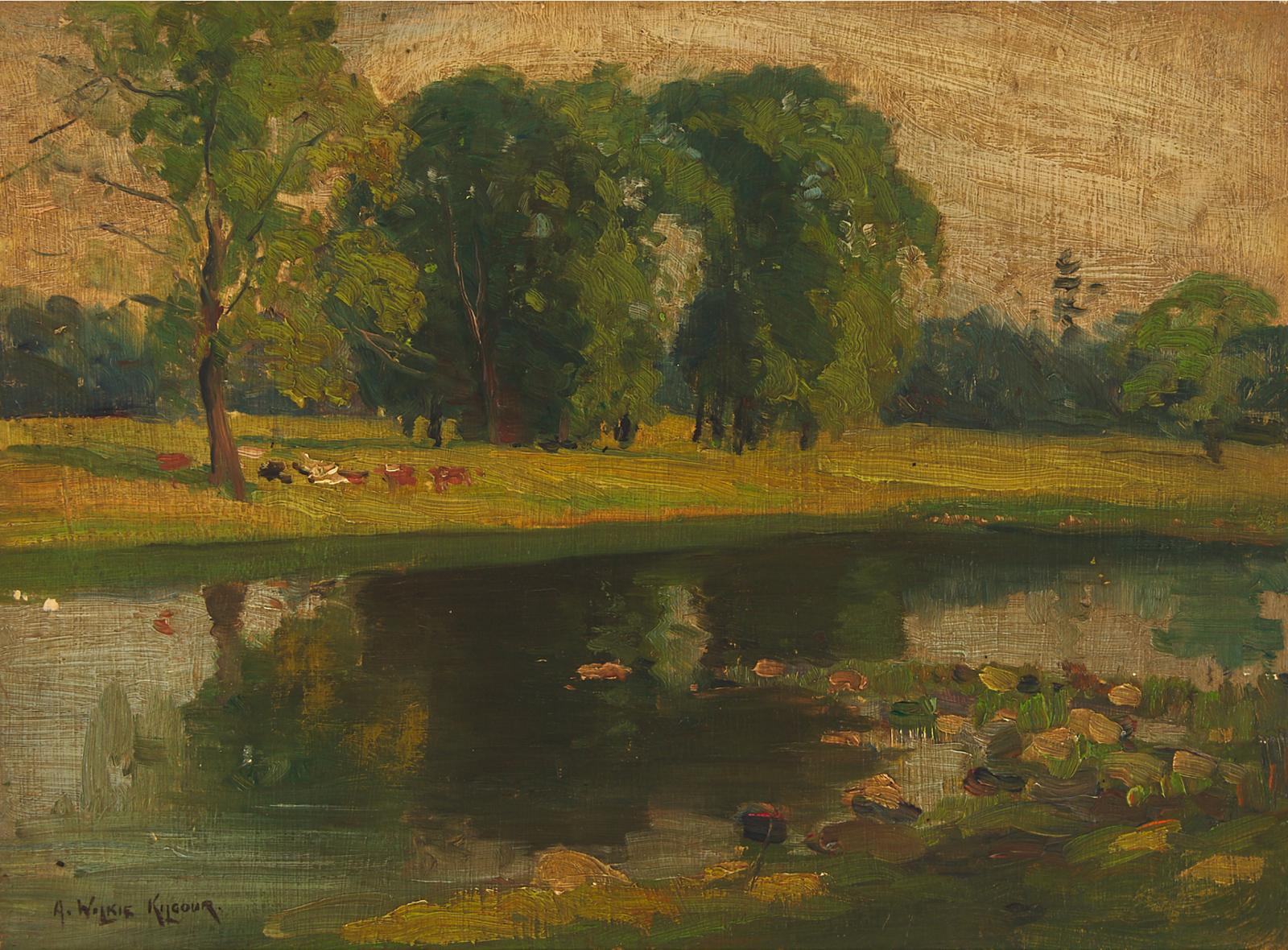 Andrew Wilkie Kilgour (1860-1930) - Pastures Near Senneville, Quebec