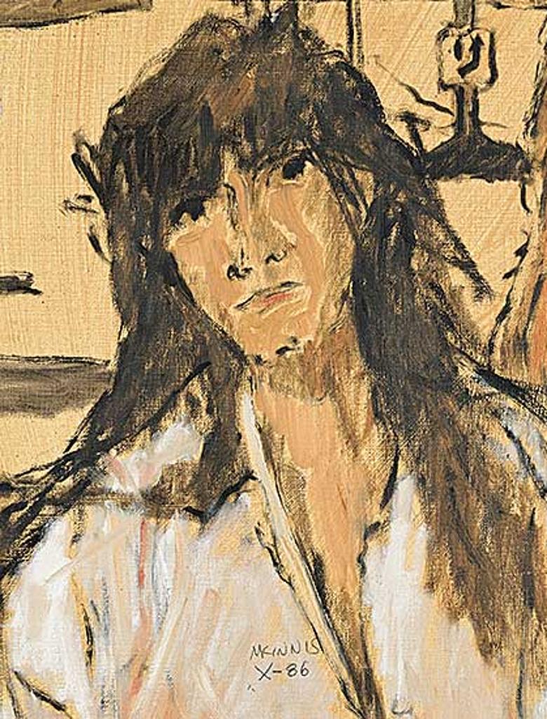 Robert Francis Michael McInnis (1942) - Untitled - Model in White Blouse