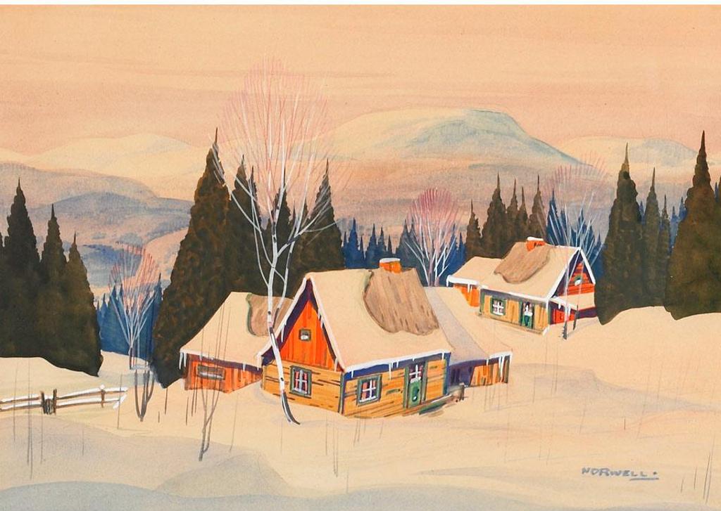 Graham Norble Norwell (1901-1967) - Cottages In Winter