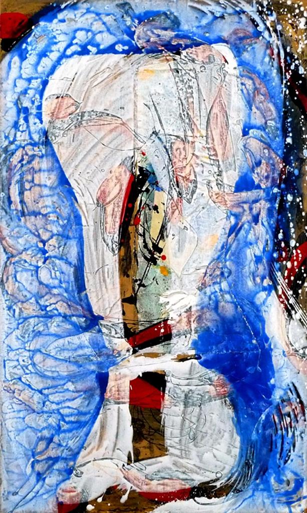 Michel Beaucage (1958) - Méduse bleue III