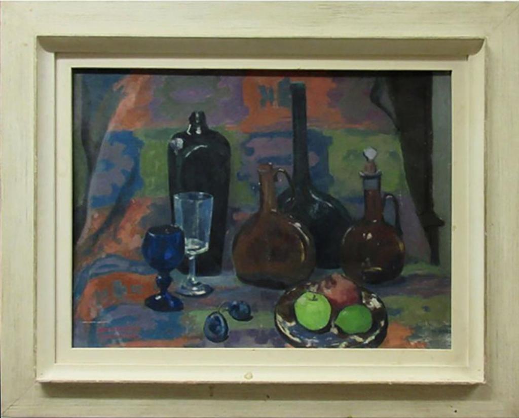 Frances Anne Johnston (1910-1987) - Still Life With Antique Bottles