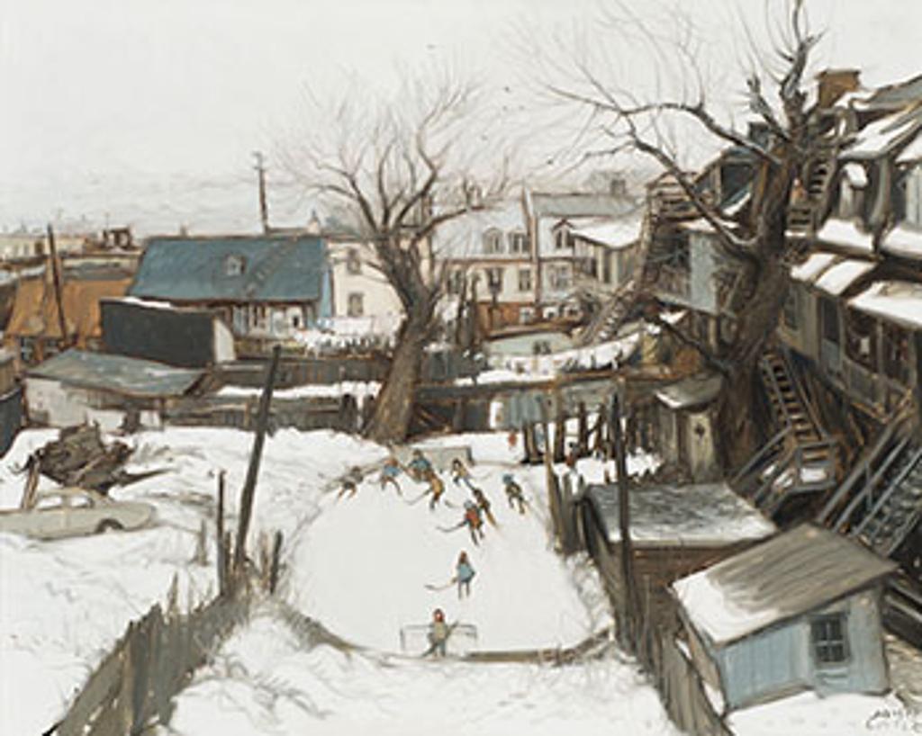 John Geoffrey Caruthers Little (1928-2024) - Patinoire à Québec d'autrefois
