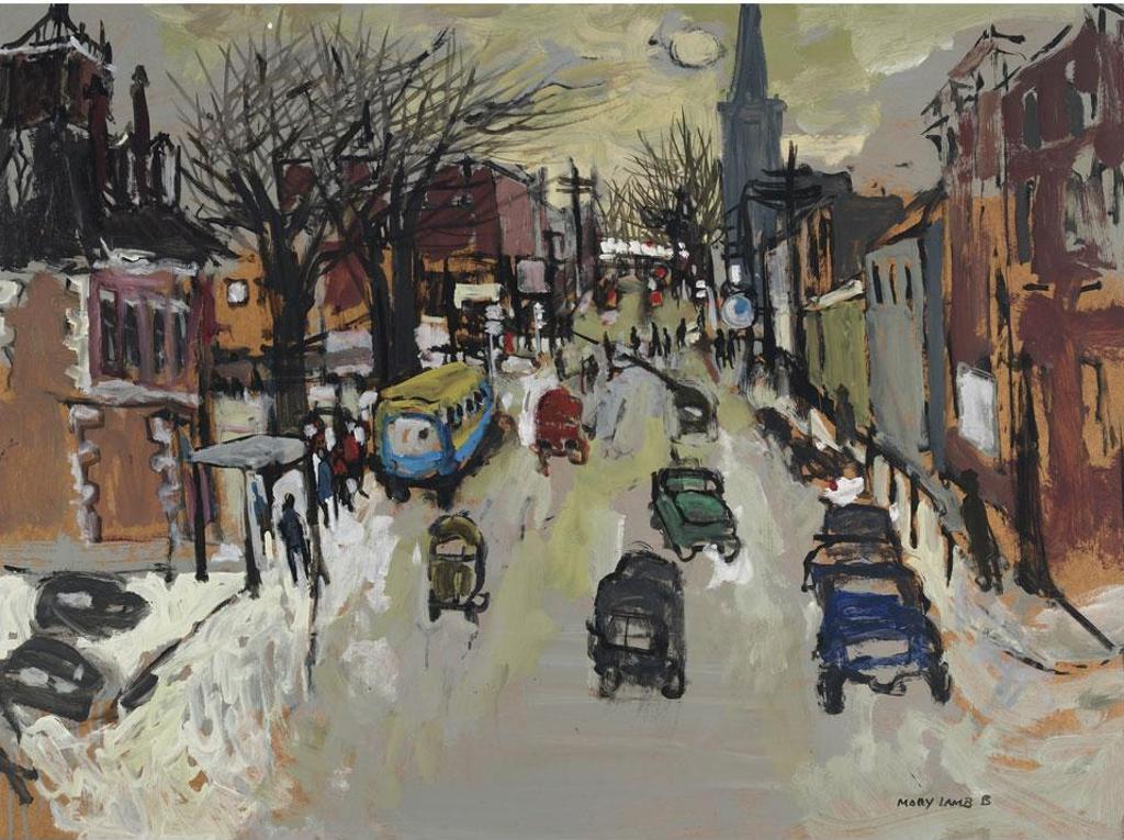 Molly Joan Lamb Bobak (1922-2014) - View From The Bridge #25