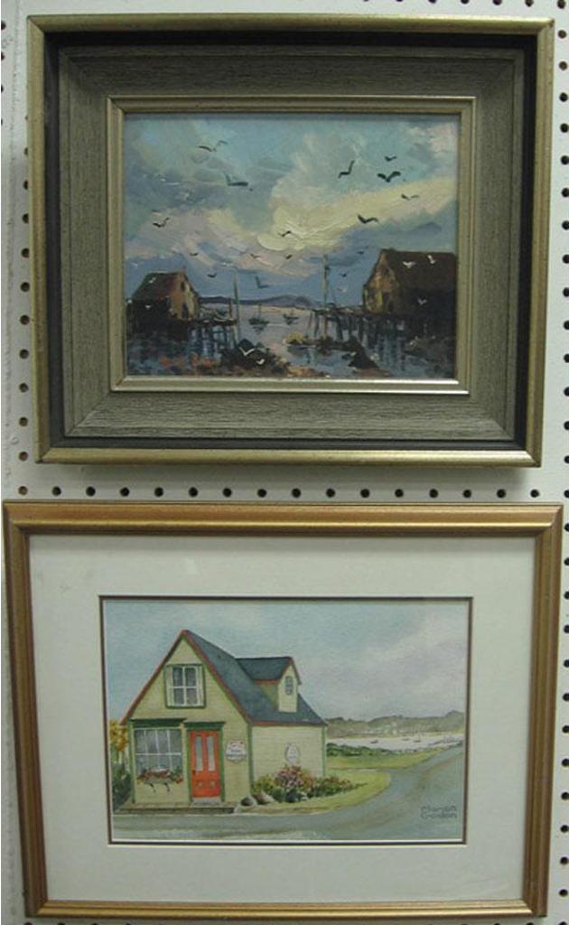 Rosalie Bishop - Inlet At Dusk; Folk Pottery Shop