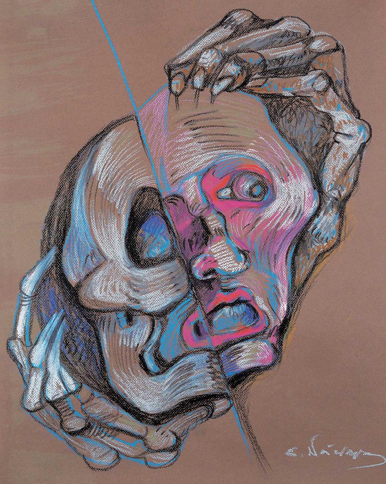 Ernest Iosipovitch Neizvestney - Untitled - Thoughts of Mortality