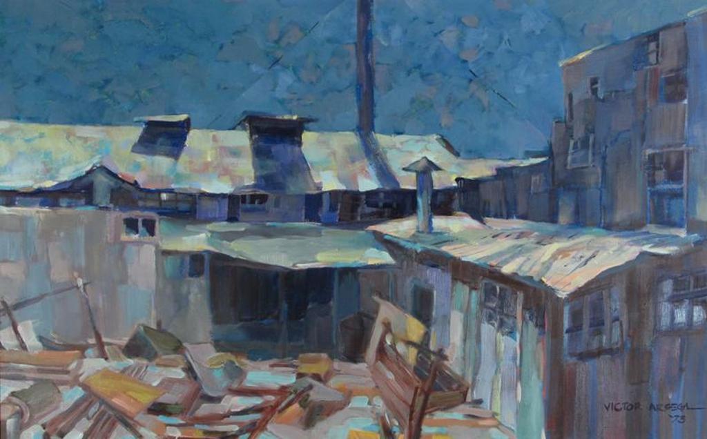 Victor Arcega - Lane Behind Old Glass Factory, 3 St. and 7 Ave, Calgary