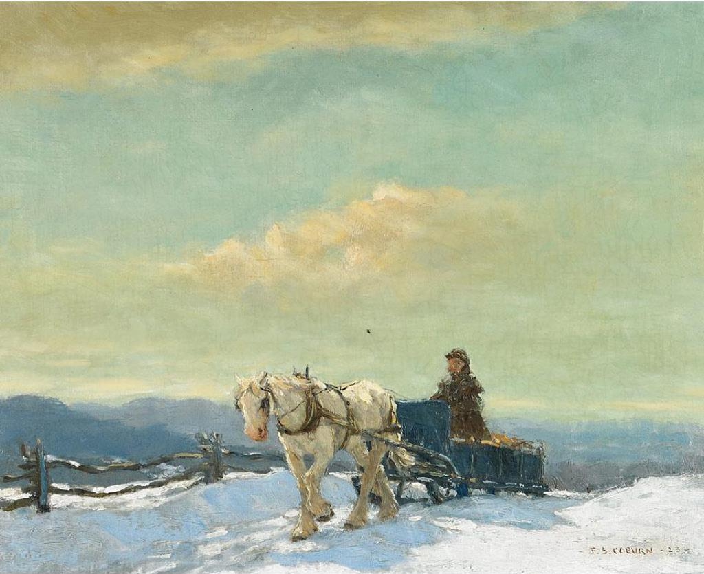 Frederick Simpson Coburn (1871-1960) - The Blue Sled