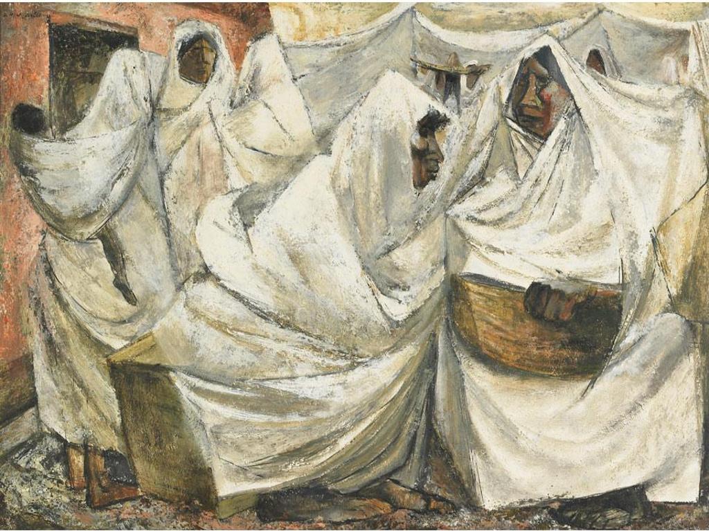Ronald York Wilson (1907-1984) - Indians In White