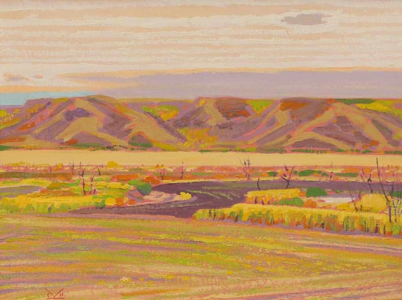 Illingworth Holey (Buck) Kerr (1905-1989) - Happy Morning, Quappelle Valley; 1972