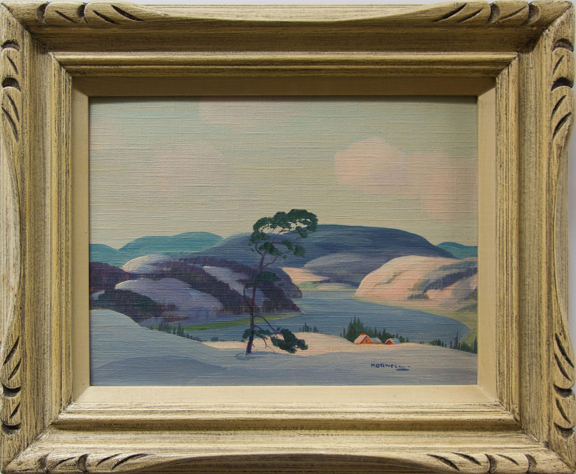 Graham Norble Norwell (1901-1967) - Untitled (Windswept Pine In The Laurentians)