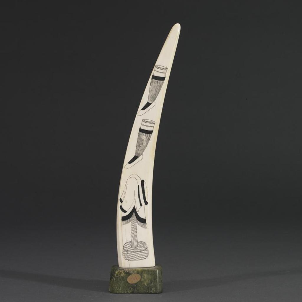 Enooky (Innuki) Oqutaq (1926-1986) - Walrus Tusk