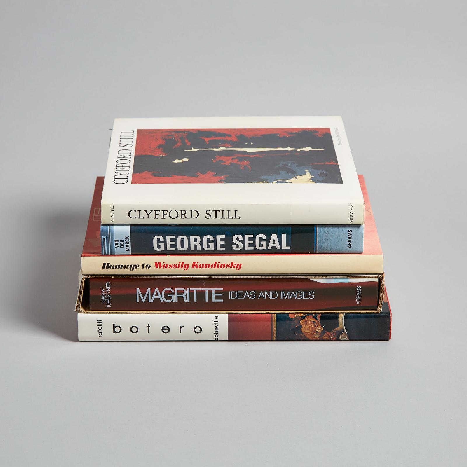 Artist Monographs - Reference Books, 5 Volumes