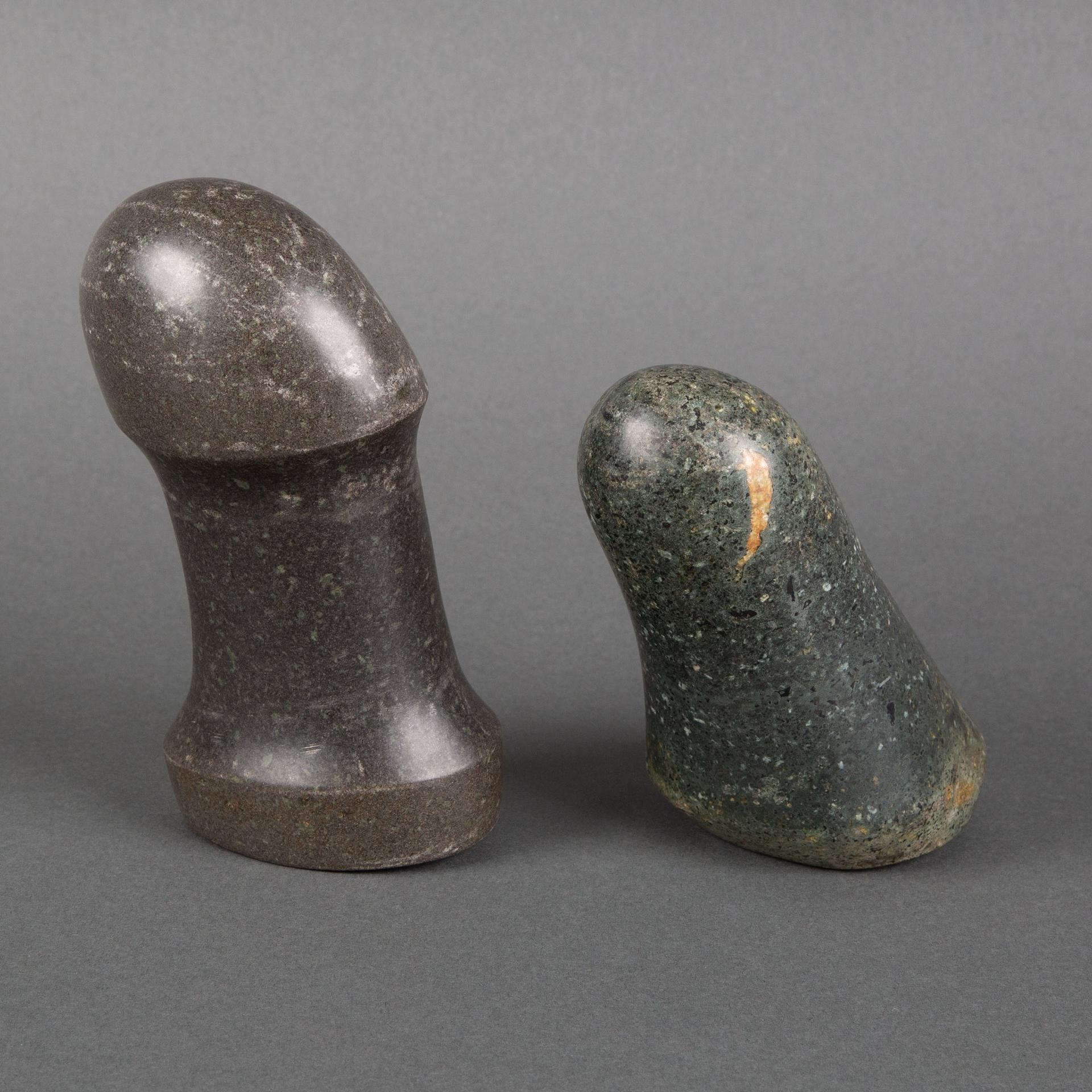 Calvin Hunt (1956) - Two Stone Phalluses