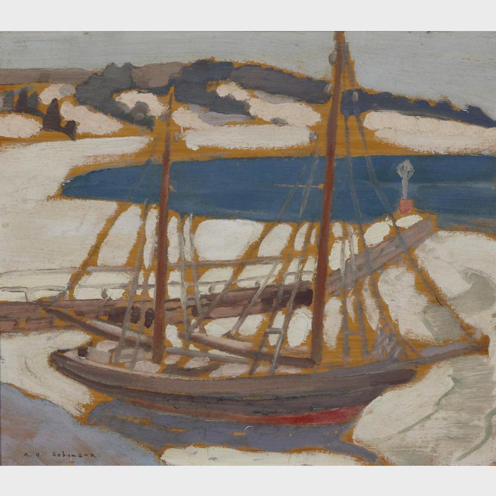 Albert Henry Robinson (1881-1956) - Goellette In Ice