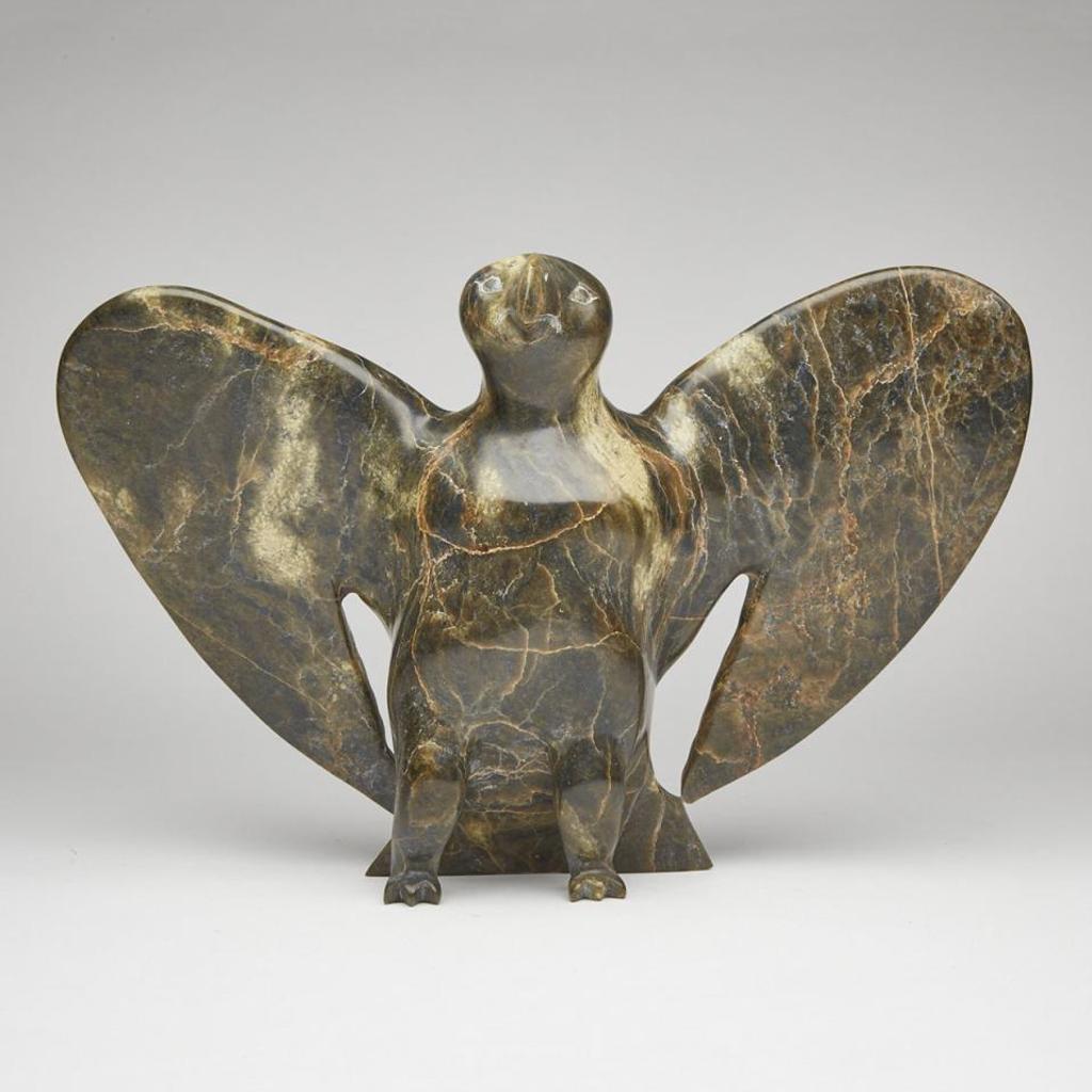 Qimiata Nungusuituq (1948) - Bird With Outstretched Wings