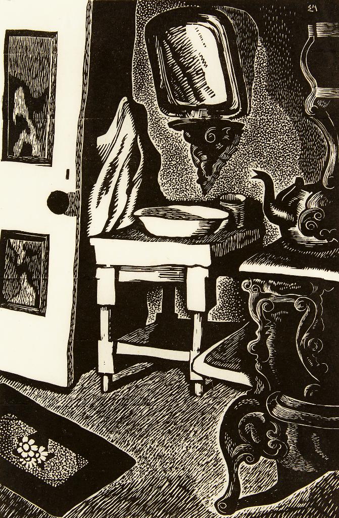 Edwin Headley Holgate (1892-1977) - Labrador Kitchen No. 2