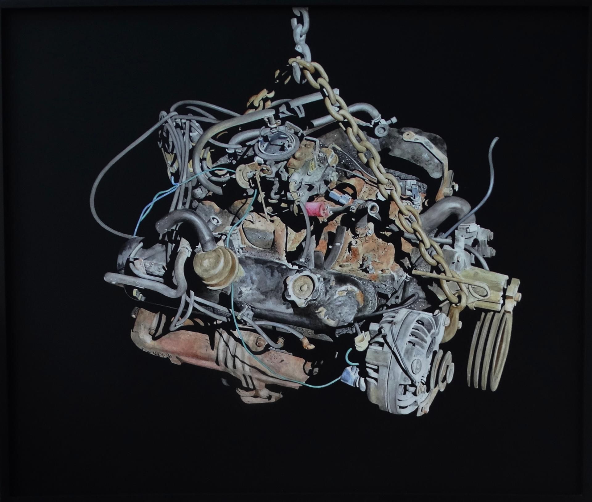 Serge Lemoyne (1941-1998) - Le moteur, 2021